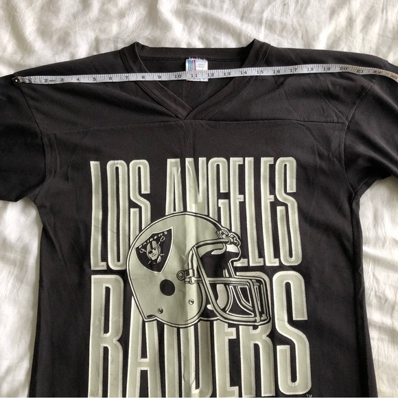 VINTAGE Single Stitch Los Angeles Raiders Shirt - Picture 7 of 12